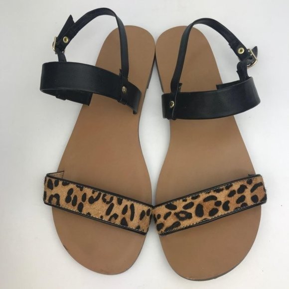 j crew brown sandals